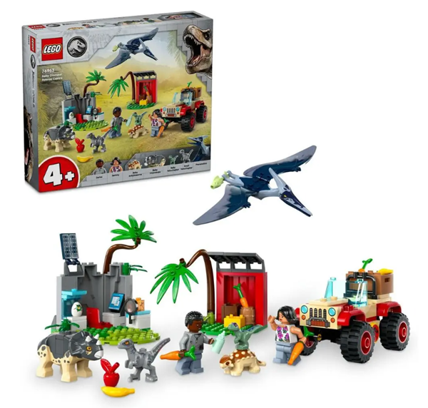 LEGO® Jurassic World™ 76963 Záchranářské středisko pro dinosauří mláďata