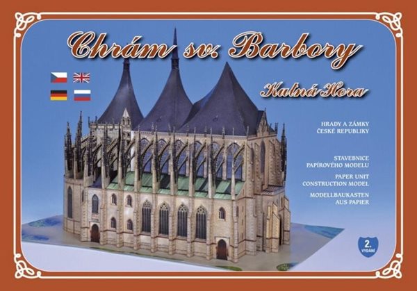 Chrám Sv. Barbory - Stavebnice papírového modelu - neuveden