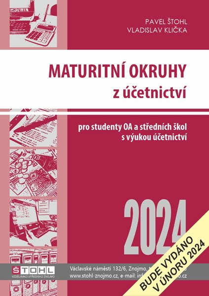 Maturitní okruhy z účetnictví 2024 - Pavel Štohl