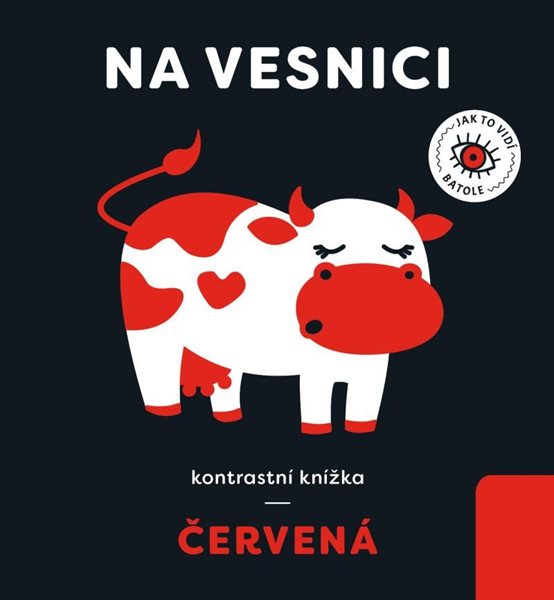 Na vesnici - kontrastní knížka červená - Paszkiewicz Anna