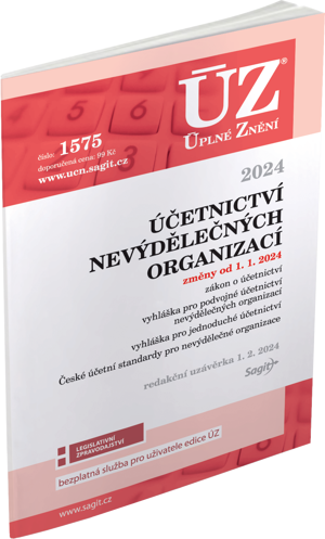 ÚZ 1575 / Účetnictví nevýdělečných organizací 2024