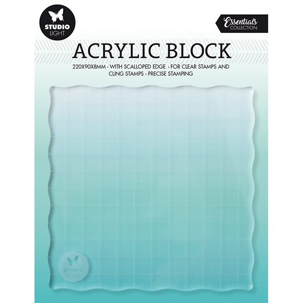 Akrylový blok Studio Light - 12 × 12 cm