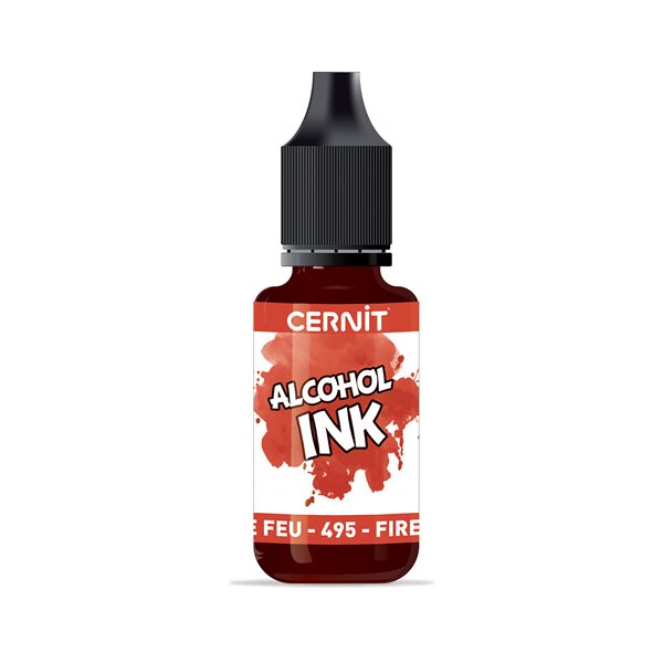 Alkoholový inkoust CERNIT 20 ml - ohnivě červený