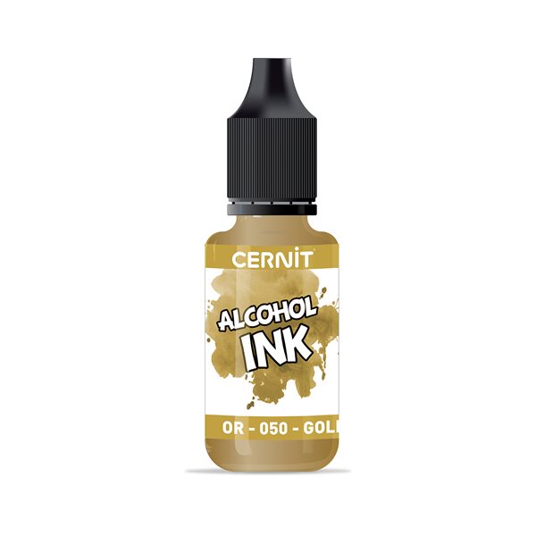 Alkoholový inkoust CERNIT 20 ml - zlatý