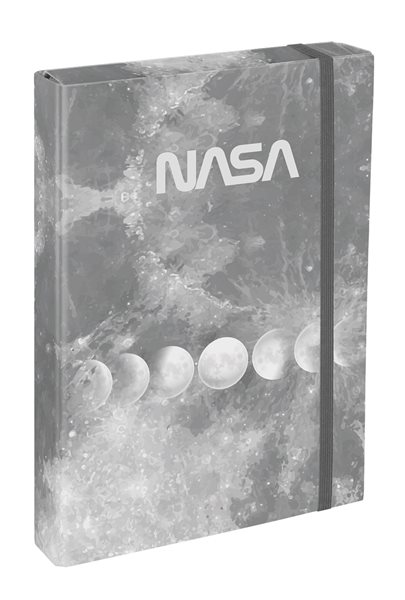 BAAGL Desky na školní sešity A4 Jumbo - Nasa Grey