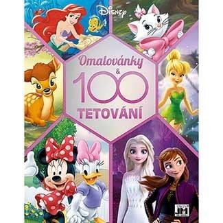 Disney holky - Omalovánky a 100 tetování - neuveden