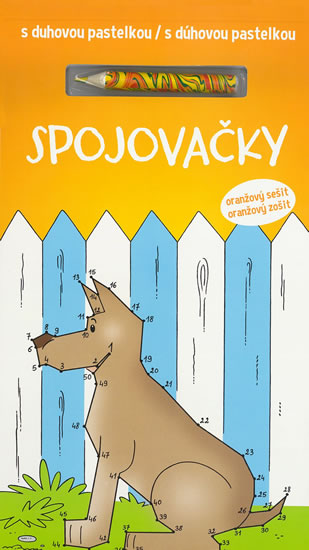 Spojovačky s duhovou pastelkou/Spojovačky s dúhovou pastelkou - oranžový sešit/oranžový zošit - neuveden
