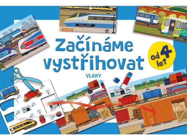 Začínáme vystřihovat - Vlaky - neuveden