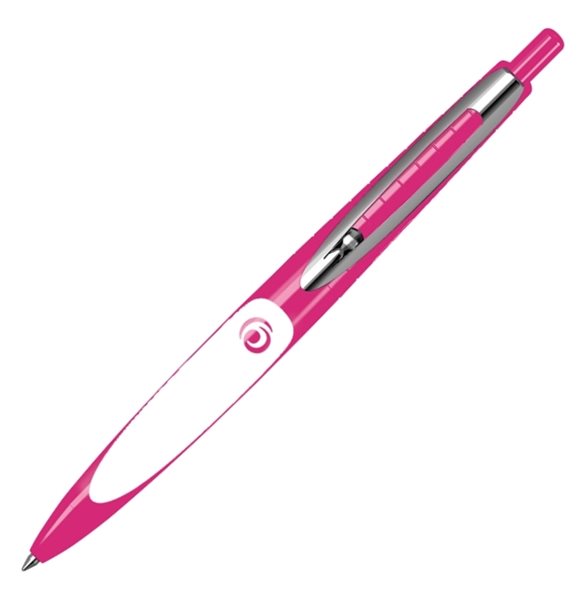 Kuličkové pero Herlitz my.pen - růžovo-bílé