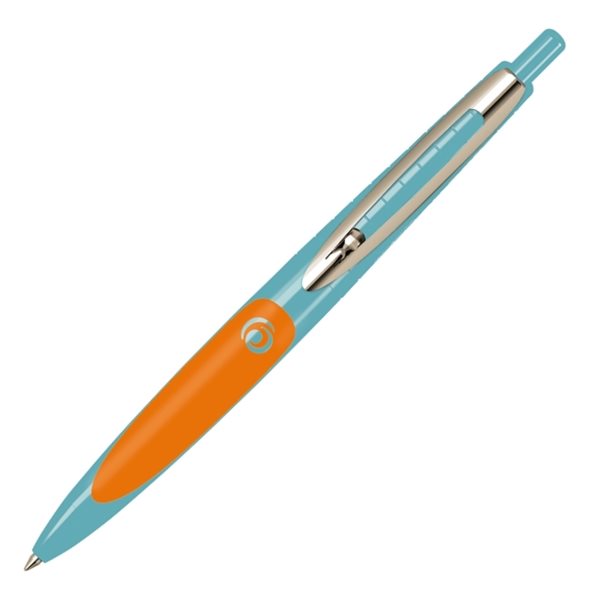 Kuličkové pero Herlitz my.pen - tyrkysovo-oranžové