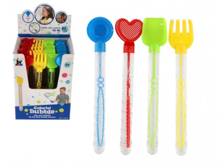 Bublifuk 70 ml trubice 28 cm s nářadím na písek