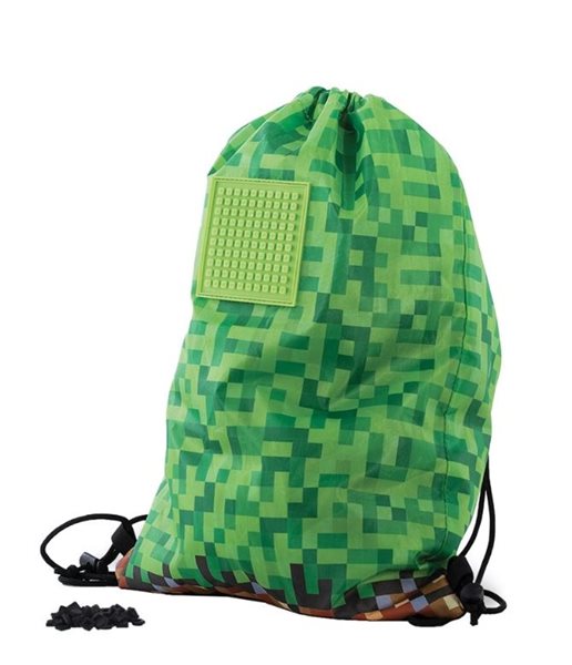 PIXIE CREW vak na záda MINECRAFT - zelený