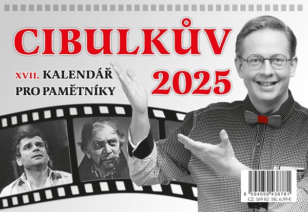 Cibulkův kalendář pro pamětníky 2025 - Aleš Cibulka - 22x15 cm