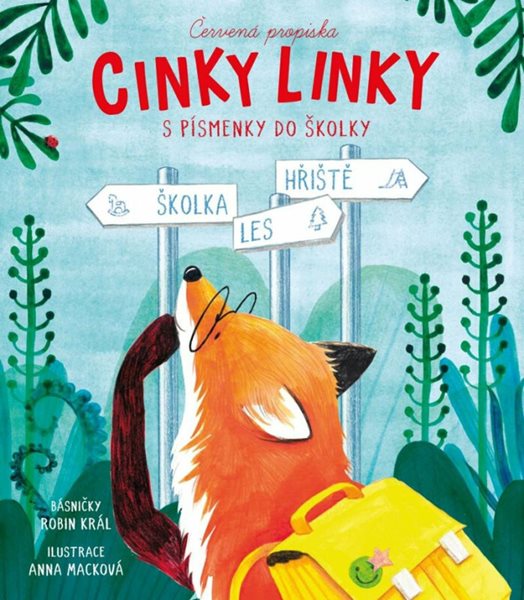 Cinky linky: S písmenky do školky - Červená propiska - 25x21 cm