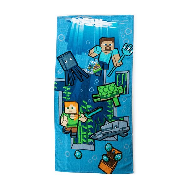 Dětská osuška MINECRAFT Život pod Hladinou
