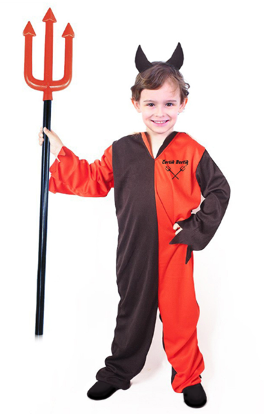 Dětský kostým čert s rohy M