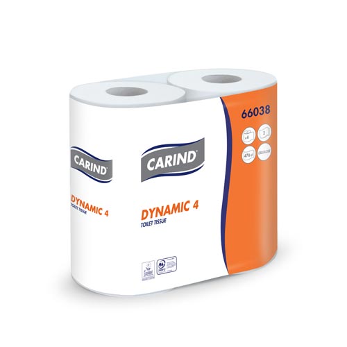 Toaletní papír Carind Dynamic - 2-vrstvý