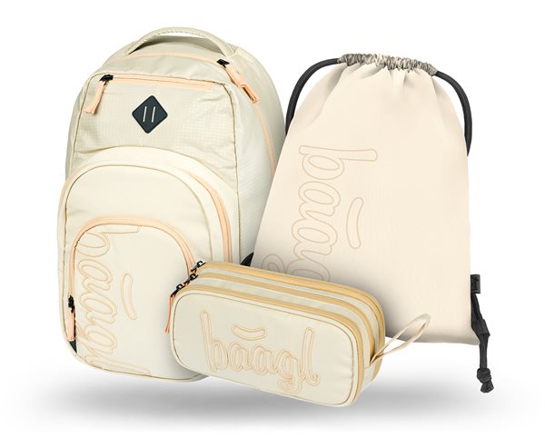 BAAGL 3 SET Coolmate Beige: batoh