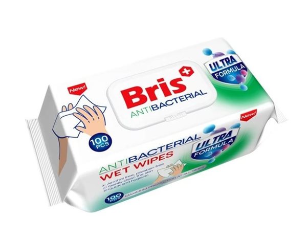 BRIS vlhčené hygienické ubrousky - 100 ks