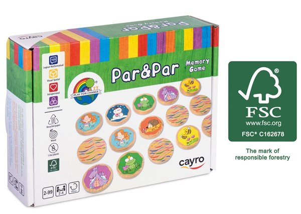 Cayro - Par & Par Memory (FSC dřevo)