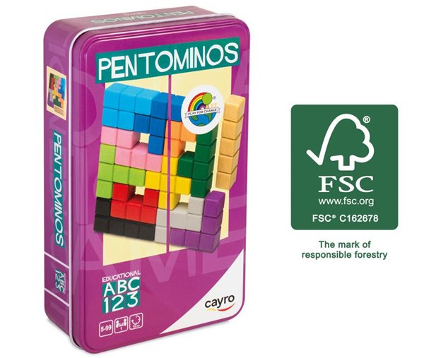 Cayro - Pentomino Metal Box (FSC)