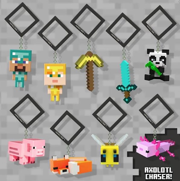 Figurka Minecraft přívěšek V2