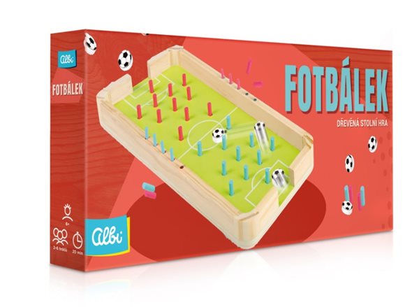 Fotbálek - Dřevěná stolní hra