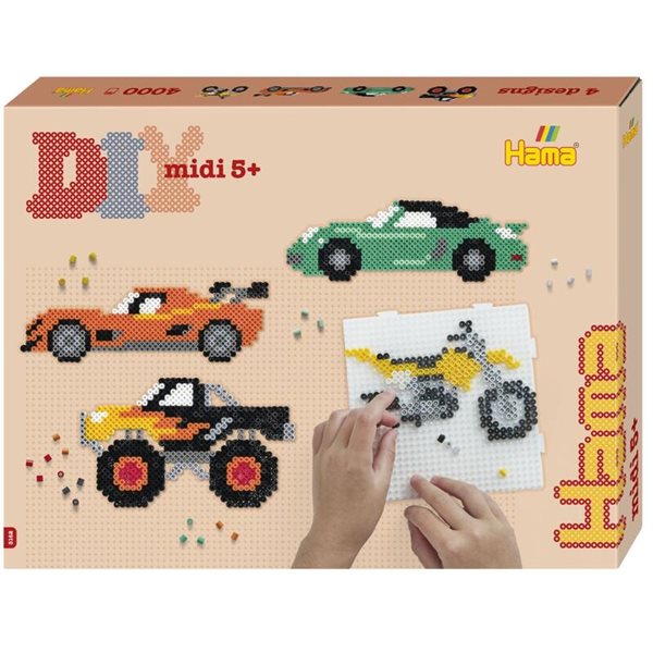 HAMA Zažehlovací korálky MIDI - Velká dárková sada Formule