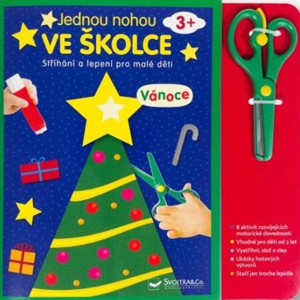 Jednou nohou ve školce Vánoce - 27x27 cm