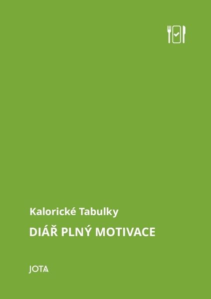 Kalorické tabulky Diář plný motivace - 17x21 cm