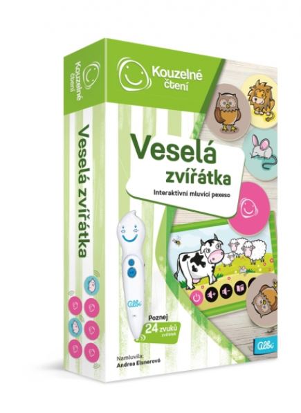 Kouzelné čtení - Pexeso - Veselá zvířátka