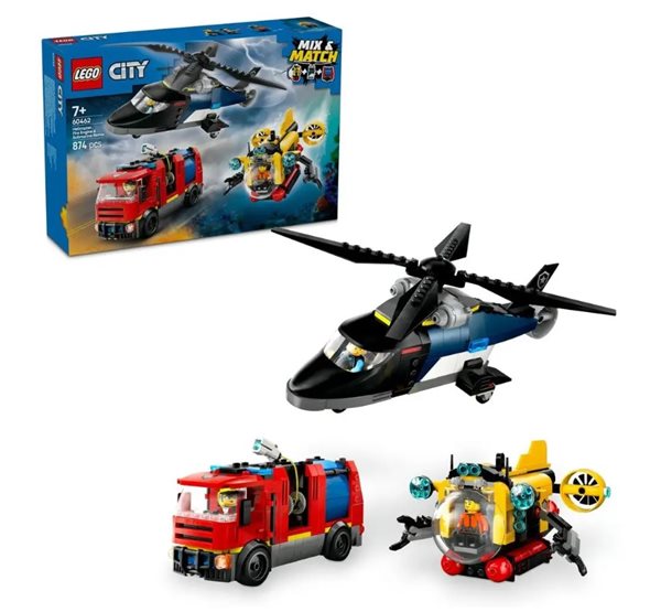 LEGO® City 60462 Remix - Helikoptéra