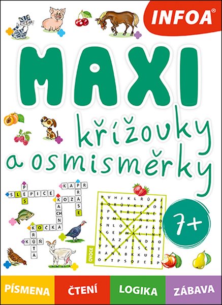 Maxi křížovky a osmisměrky - 17x26 cm