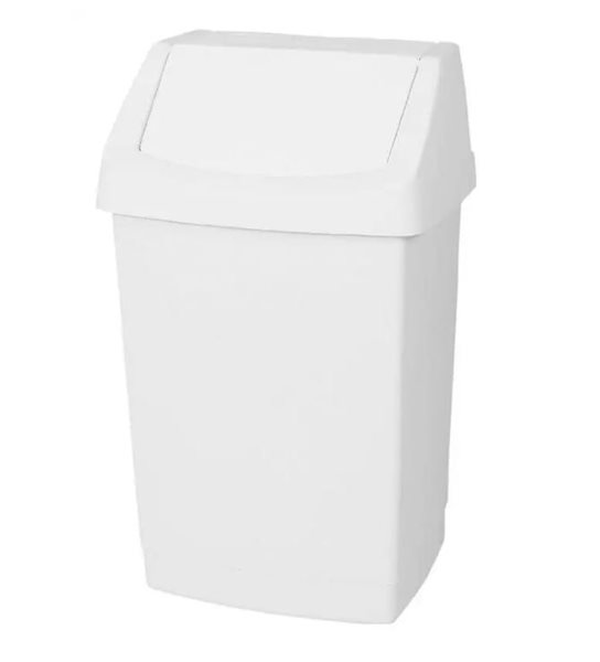 Odpadkový koš CLICK 25 L - bílá