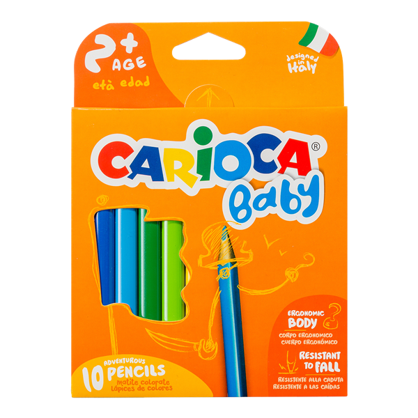 Pastelky trojhranné Carioca Baby 2+