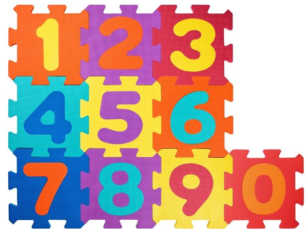 Pěnové puzzle - Čísla