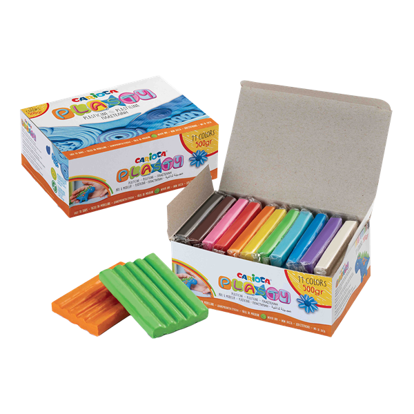 Plastelína Carioca 11 × 500 g