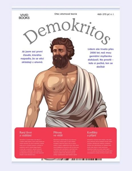 Plátěný obraz Demokritos 420 × 594 mm - A2
