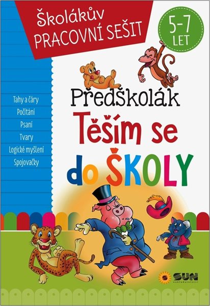 Předškolák Těším se do školy - 17x24 cm
