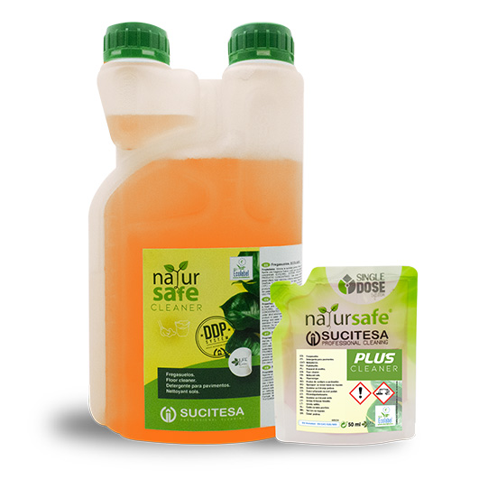 SUCITESA čistič na podlahy 16 ks 50 ml sáčků + lahev - tráva