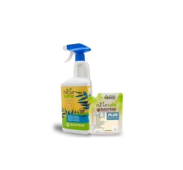SUCITESA čistič povrchů sada 16 ks 50 ml sáčků + lahev