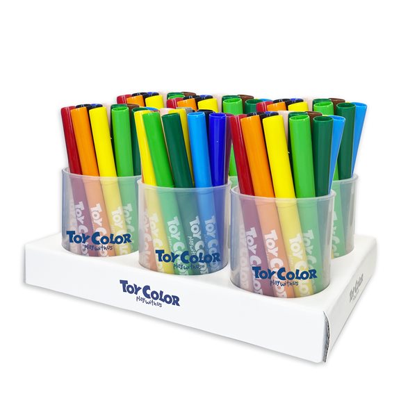 Sada fixů Toy Color JUMBO školní balení 108 ks