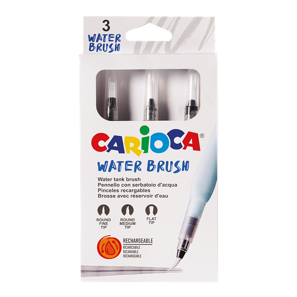 Sada vodních štětců Carioca - 3 ks