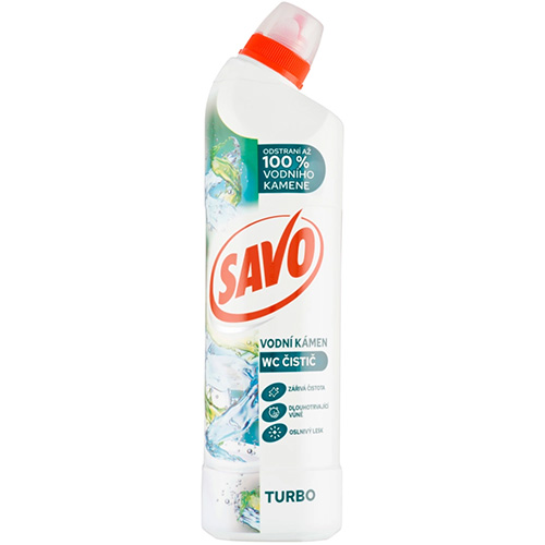 Savo WC - TURBO na vodní kámen 700 ml