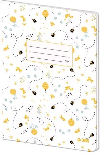 Sešit 544 linkovaný papírové desky - Bees