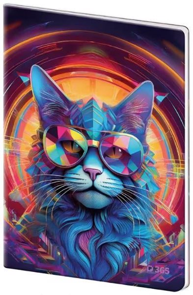 Sešit 544 linkovaný plastové desky - Cat