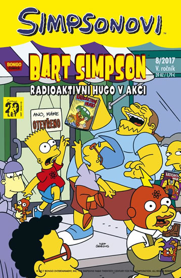 Simpsonovi - Bart Simpson 8/2017 - Radioaktivní Hugo v akci - Groening Matt