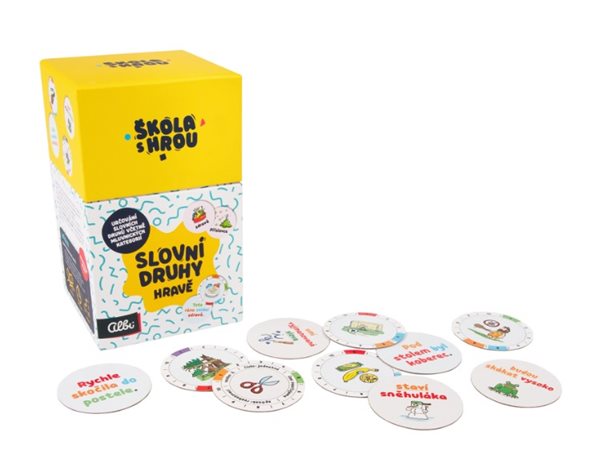 Škola s hrou - Slovní druhy hravě