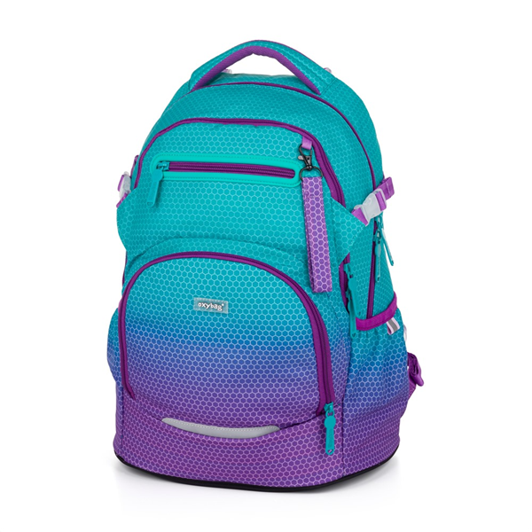 Školní batoh Oxy Ombre - Blue Pink