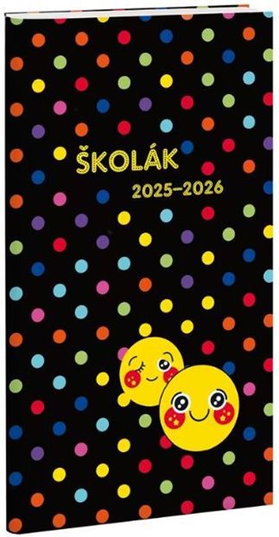 Školní diář školák 2025/26 - Smiley